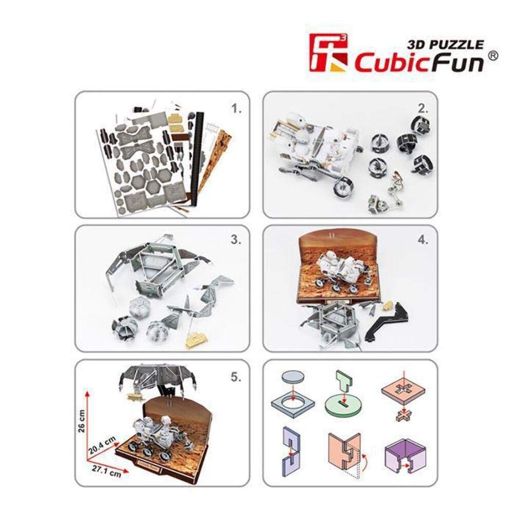 CubicFun 3D Puzzle Kid-Serie "Curiosity Rover"