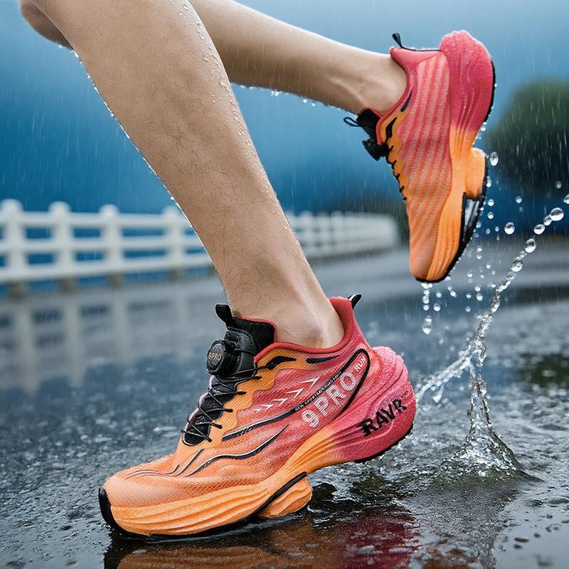 2025 Red Rabbit 9Pro Full Palm Carbon Board Mandarin Duck Running Shoes Children's Ultra Light Shock Absorption Youth Sports Running Shoes Boys