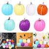 7pcs Foam Artificial Pumpkin Halloween Artificial Craft Colorful Pumpkin Garden Supply Desk Home Figures Decorations