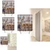 Animal Shower Curtain Peva Waterproof Bathroom Divider For Home Use
