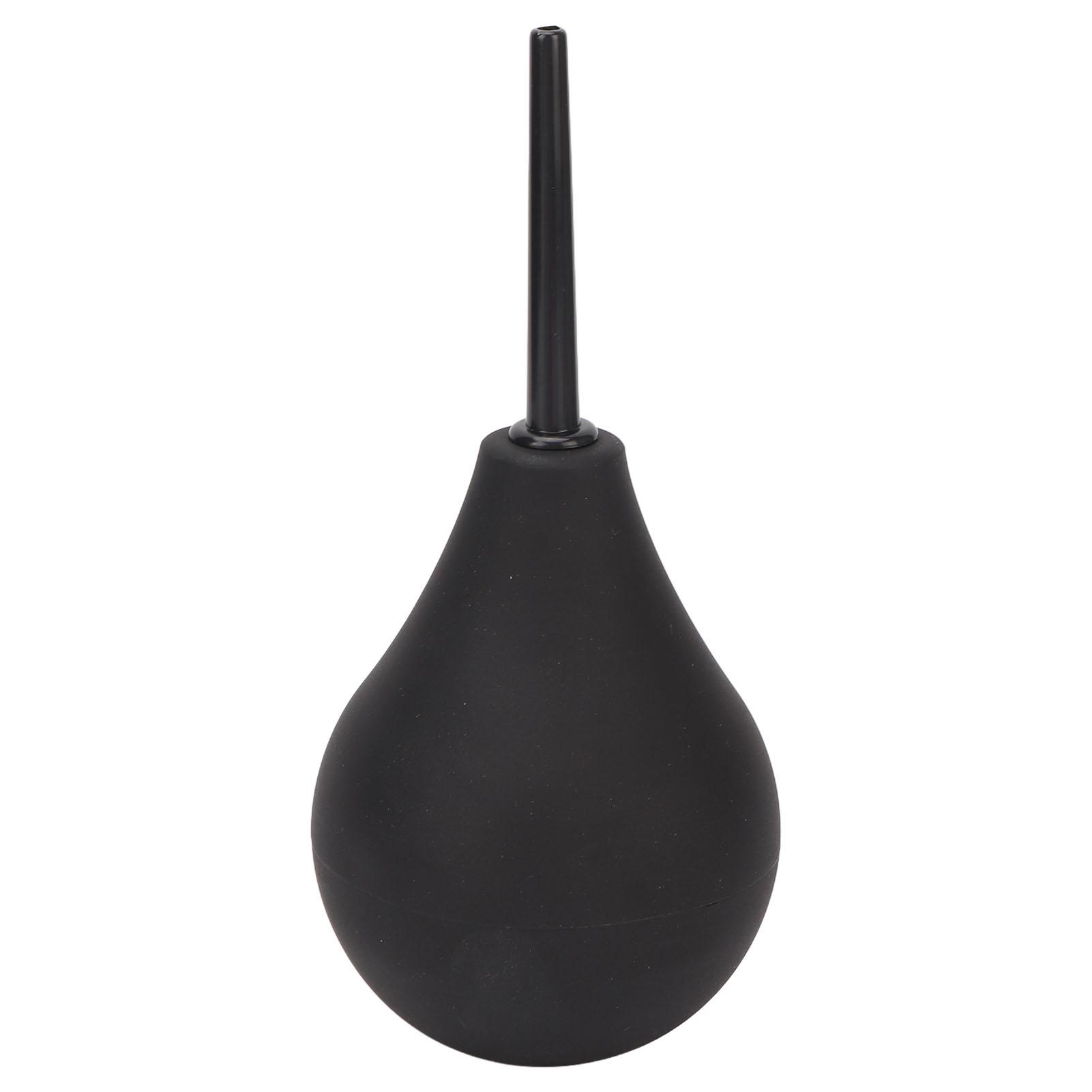 

224ml Enema Bulb Silicone Safe Flexible Enema Bulb Cleaner for Women Postpartum Black