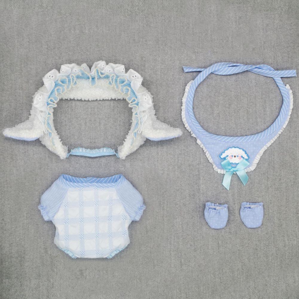 1 set Sheep Cotton Doll's Clothes Jumpsuits No Attribute Doll Clothes  Children's Gift