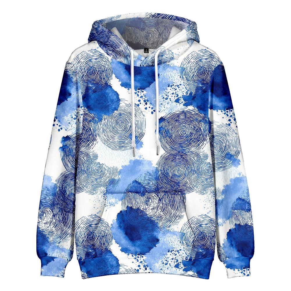 Tie Dye Hoodie Women Unisex Trippy Psychedelic Swirl Pattern Pullover Soft Streetwear Hooded Sweatshirt with Pocket for Festival