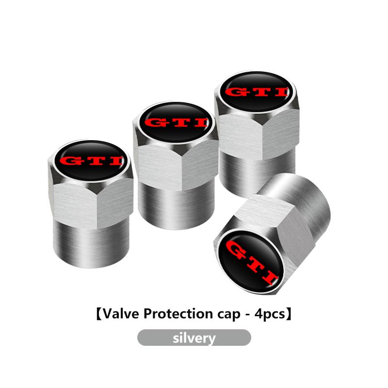 2026 Hot For VOLKSWAGEN VW 4pcs Car Wheel Tire Valve Tyre Caps Universal Auto Accessories For Volkswagen VW Golf 4 5 6 7 GTI Tig