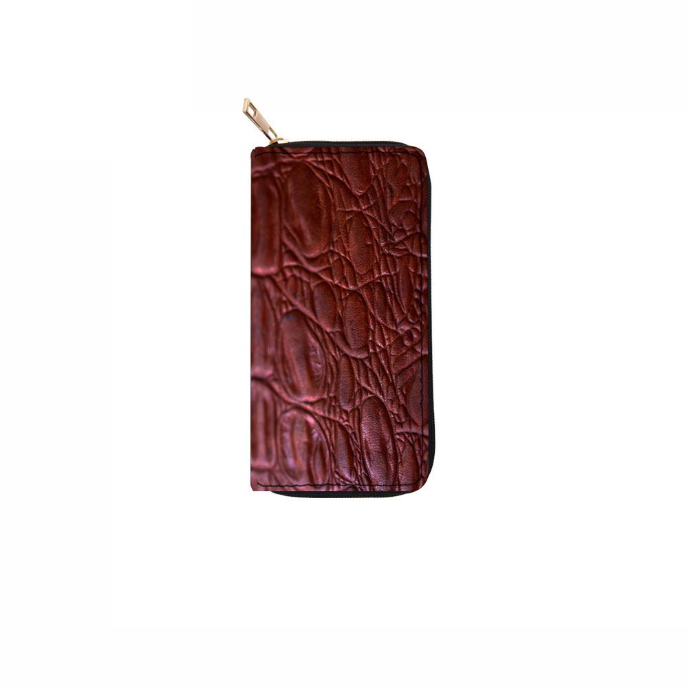Generation new snake print leopard print long zipper wallet clutch bag digital