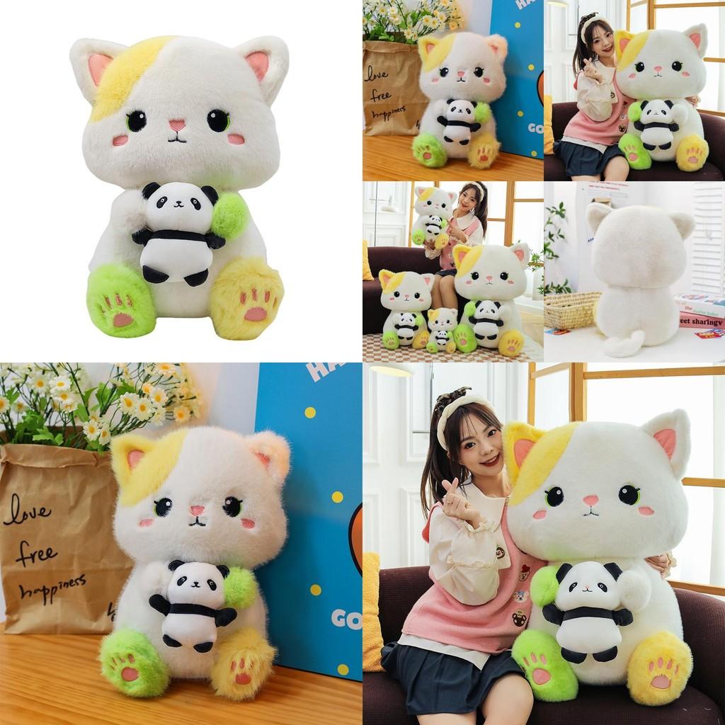 Adorable Cute Bear Plush Toy Fluffy Stuffed Animal Pillow Soft Cushion Gift For Girls