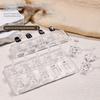 Non-Magnetic Acrylic Nail Stand Nail Chess Nail Practice Stand False For Cat Eye Gel Press On Manicure Stand Tools