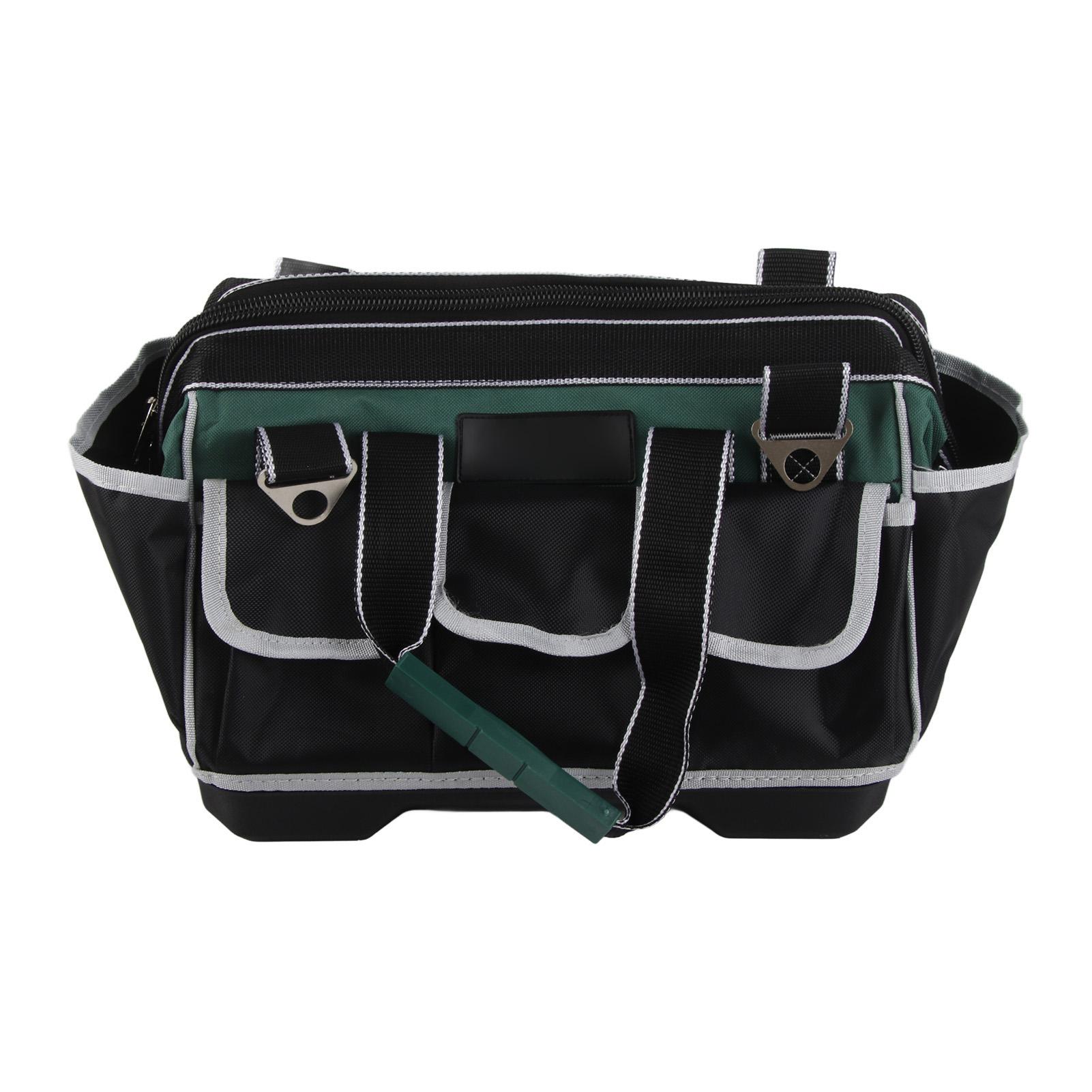 

Tool Bag Plastic Bottom Large Capacity Tool Storage Organizer Electrician Carpenter