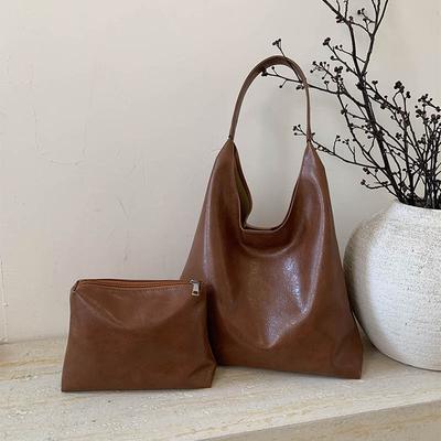 Bags Women's Large-capacity Commuter Bags Women's Simple and Fashionable Retro Tote Bags Casual Lazy Personalized Messenger Bags