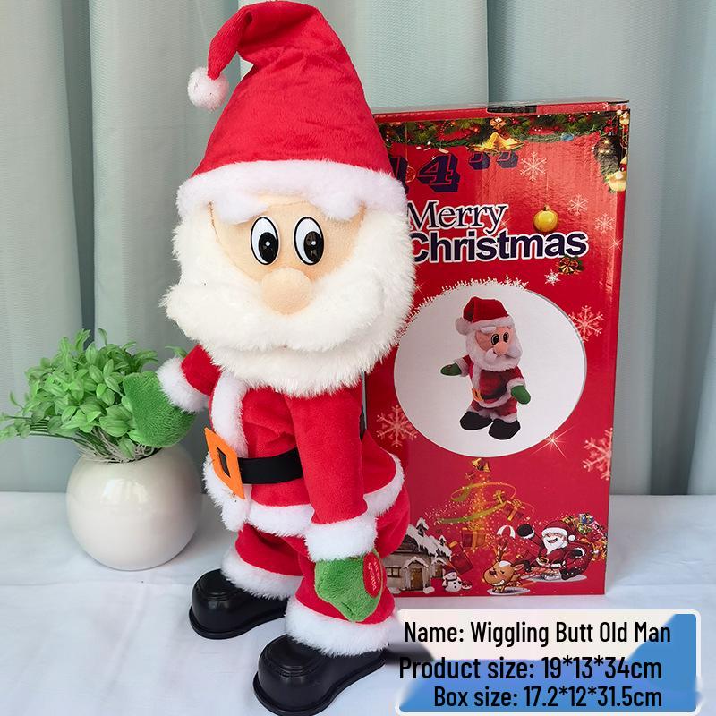 Santa Claus Shaking Butt Electric Christmas Doll Toy