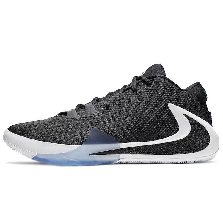 Nike Freak 1 Letter Bro 1 Round Tip Low Top Performance Basketball Shoes Men's Black White BQ5422-001
