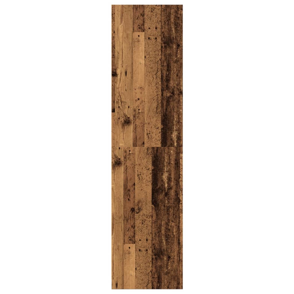 Wardrobe with Rustic Wood Effect 80 x 50 x 200 cm Engineered Wood