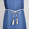 Adjustable Waist Rope Tassel Braided Belts High-quality Tassel Belt