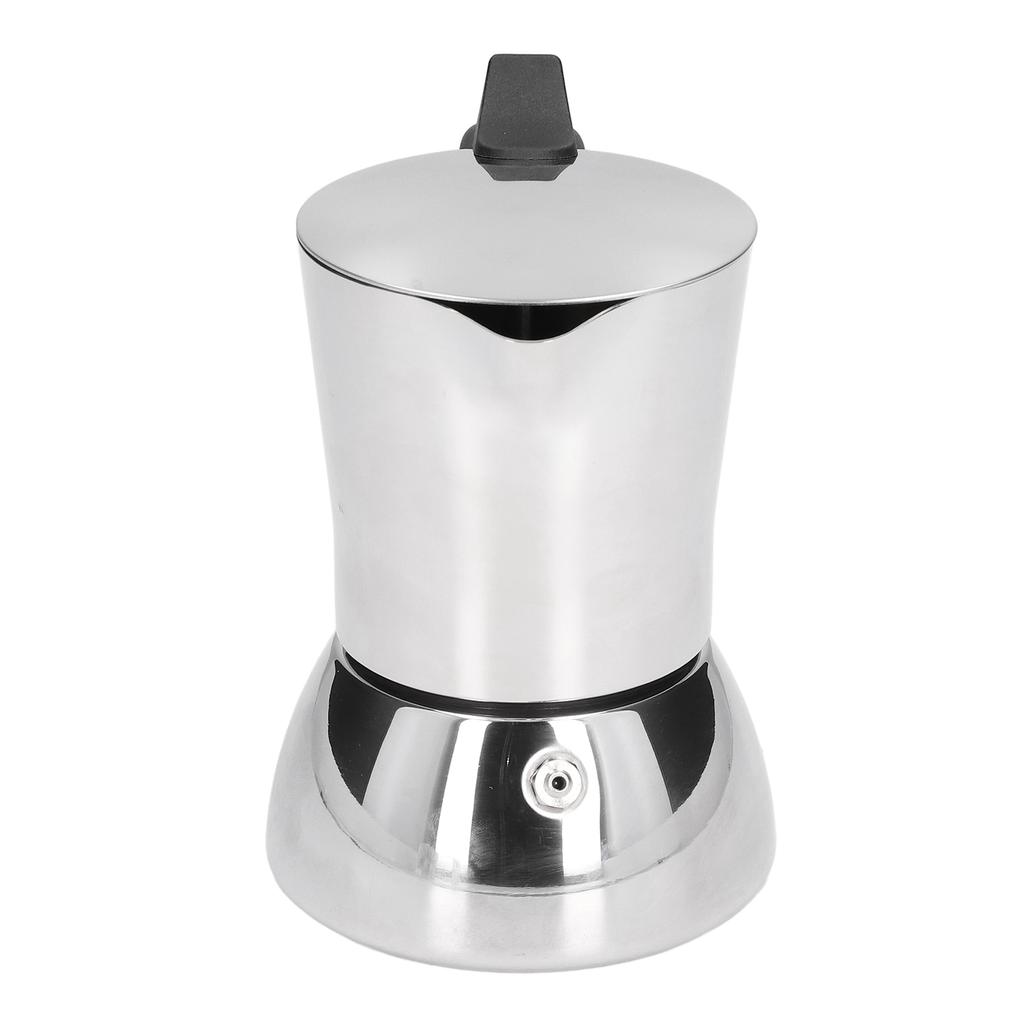 Moka Pot Food Grade Stainless Steel Compact Portable Convenient Practical Time Saving DIY Making