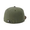 New Era 59FIFTY Kappe MLB Boston Red Sox, 2-farbiger Schirmunterseite, ONSPOTZ Exklusiv, Größe 7 3/8 (BOS Neues Olivgrün)