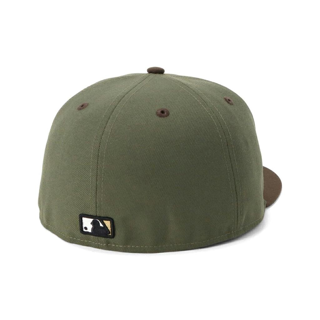 New Era 59FIFTY Kappe MLB Boston Red Sox, 2-farbiger Schirmunterseite, ONSPOTZ Exklusiv, Größe 7 3/8 (BOS Neues Olivgrün)