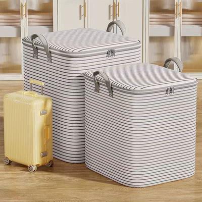 Large Capacity Storage Boxes for Clothes & Quilt, Dustproof Home Organizer Bins, Wardrobe Closet Packing Boxes for Moving
