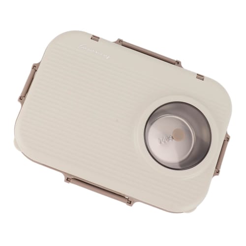 304 Stainless Steel Lunch Box, Insulated, Large Capacity, with Separate Soup Compartment, Compact and Portable, Ideal for Office or School (4 Compartm