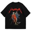 2025 Summer New Mens Tshirt BAJU MUSIK Metal Rock Tshirt Band Unisex Tshirt Fashion Shortsleeved Top Large Size