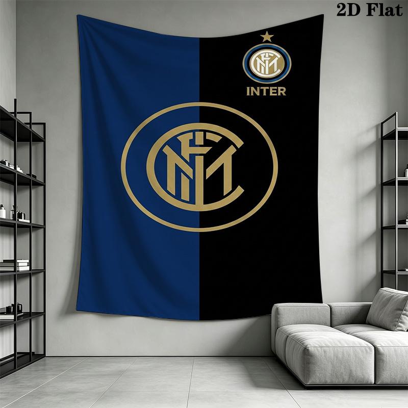 Inter Milan Logo Phone Wallpaper Bedding 1 Duvet Cover 2 Pillowcase Without Core Duvet Cover And Pillowcase Soft And Comfortable
