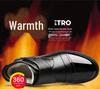 Men's Genuine Leather Velcro Winter Shoes with Plush Wool for Middle-Aged & Elderly