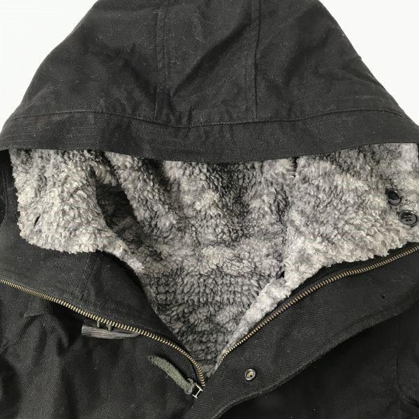 Journal Standard Removable Fleece Liner Short Duffle Coat Men M Black