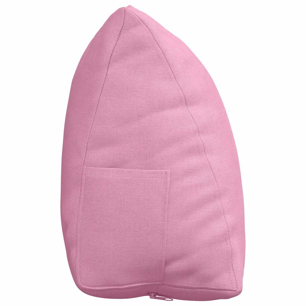 Back Cushion Pink 45 x 20 x 35 cm Fabric
