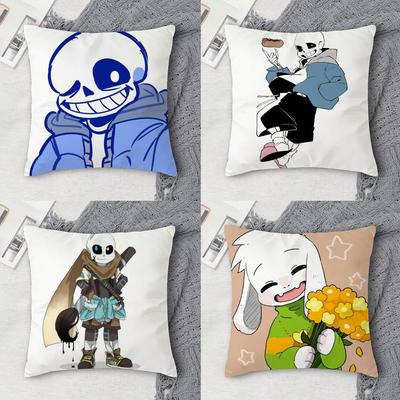 UUndertale Doublesided Printed Square Decorative Cushion Cover for Sofa Living Room Home Decor