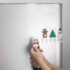 Christmas Magnetic Bottle Opener Santa Snowman Elk Beer Eagle Silicone Stainless Steel Beer Openers Fridge Magnets Kitchen Tools