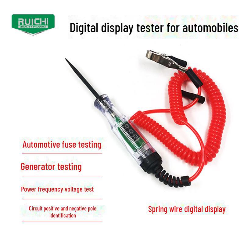 

Тестер автомобільних схем: Ручка 3V-70V для електриків, інструмент для бездротового ремонту