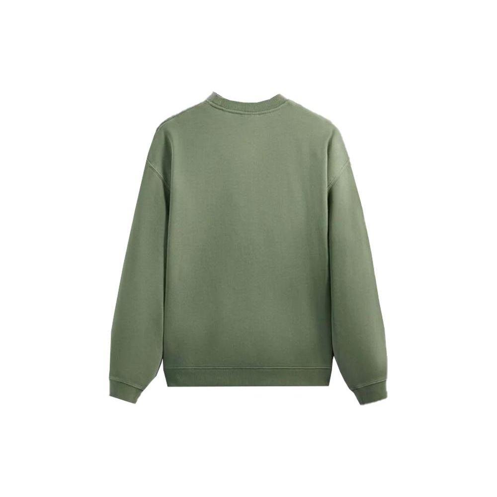 Kith Cyber Monday Crewneck Box Logo Embroidered Casual Pullover Sweatshirt Unisex sweatshirt Green KHM030874-342