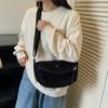 Korean Style Shoulder  Bag Fashi Texture and Versatile Crossbody Bags Women Casual Waist Bag Retro Corduroy Simple Versatile
