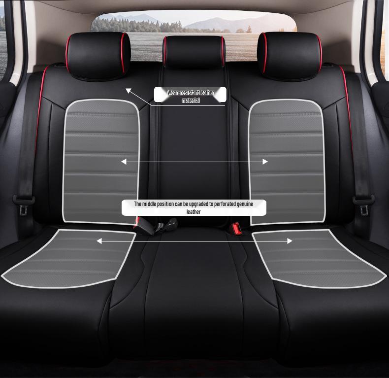 Volkswagen Golf All-Season Leather Car Seat Cover, Wear-Resistant & Universal Fit