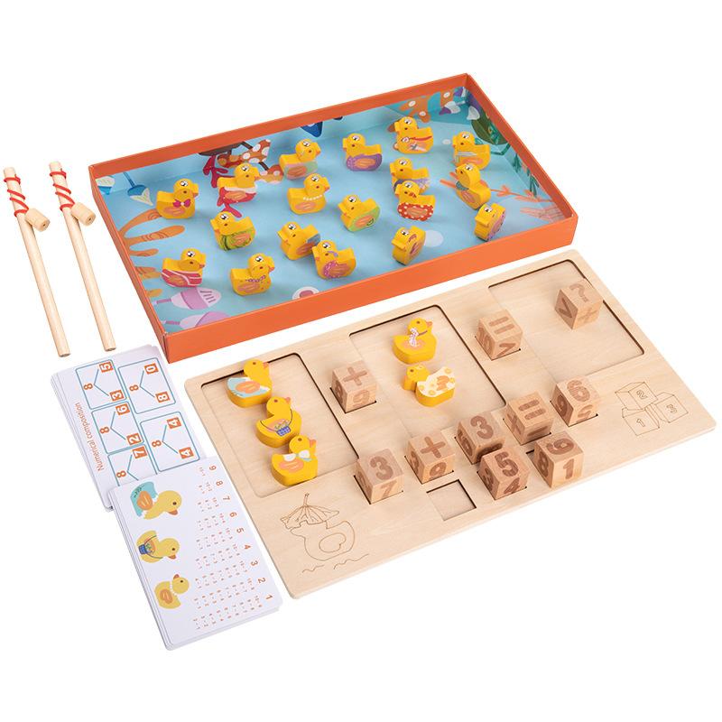 

Montessori Counting Duck Math Games Learning Toys For Kids Calculate Set Early Education Acytivity Board Thinking Math Toys Aids