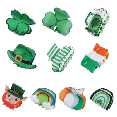 StPatricks Shamrock Hair Claw Clip Funny Claw Clip Hair Banana Barrettes NonSlip Girl Hair Clip PonytailClamp for Women