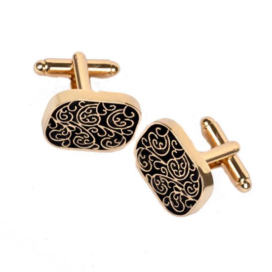 Klassischer Herrenschmuck Hochzeitsparty Legierung Hemd Manschettenknöpfe Manschettenknöpfe Accessoire