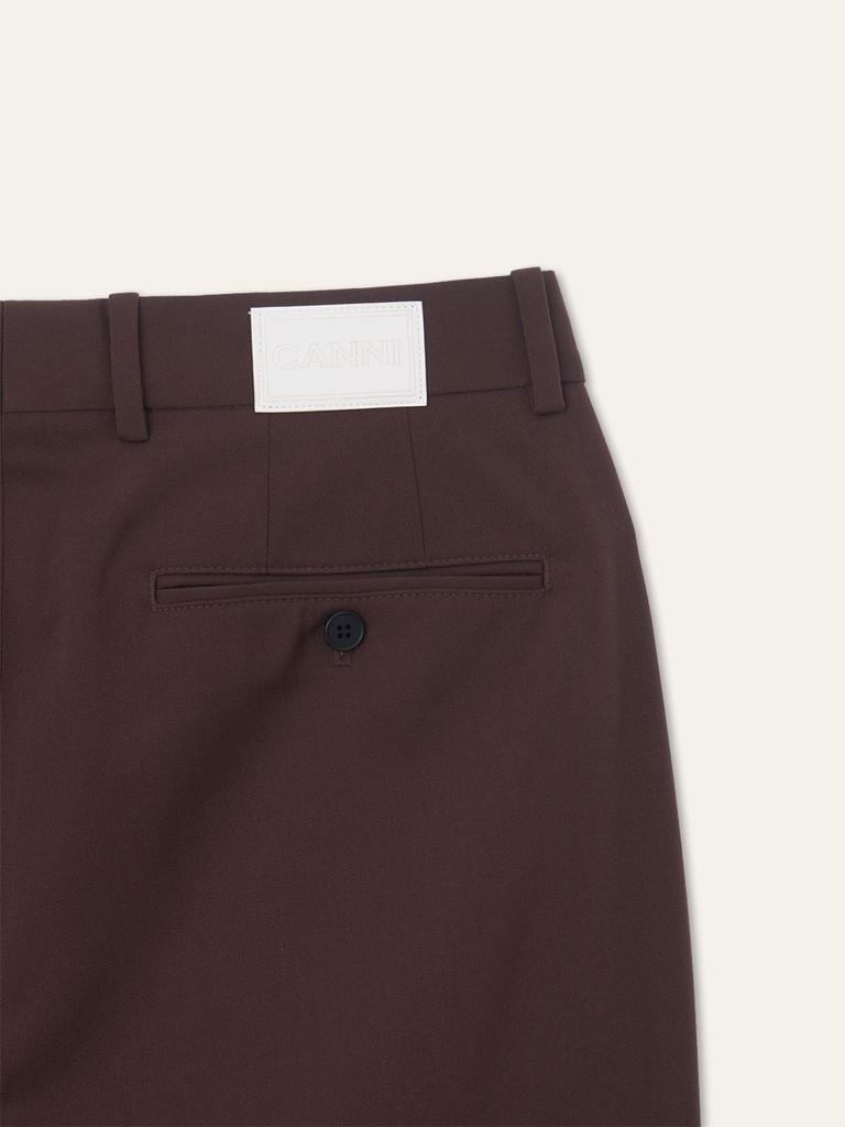 CANNI Straight Pants Brown