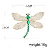 Charm Retro Dragonfly Brooch Exquisite Creative Pin Korean Edition Luxury Jewelry Accessories Party Birthday Festival Gift Trend
