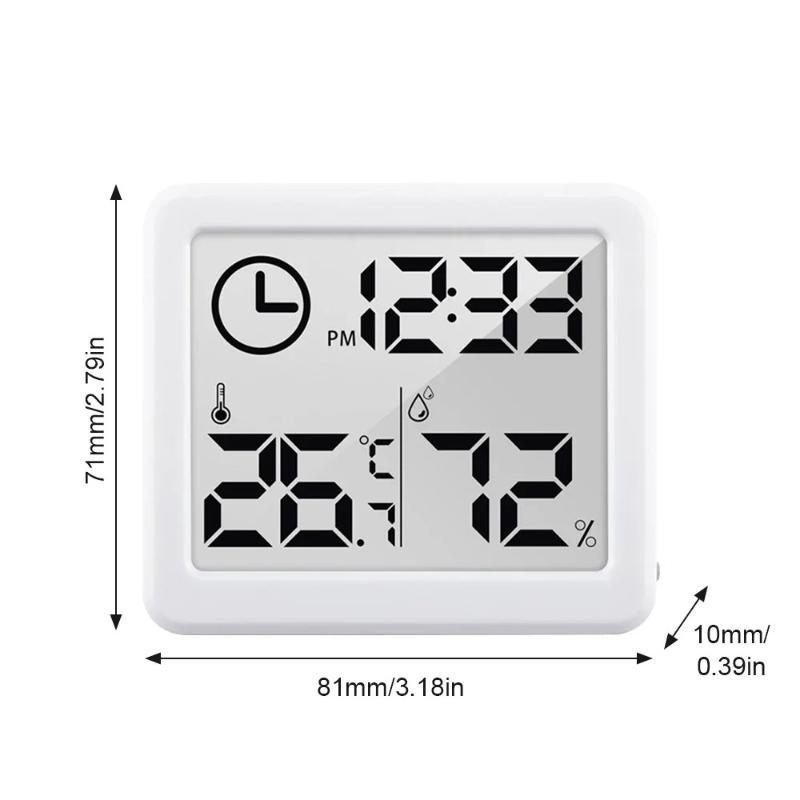 1cm Thin Simple Smart Home Electronic Digital Temperature and Humidity Meter Indoor Hygrometer Household Thermometer Termometrs