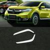 For Honda CRV CR-V 2017 2018 2019 Chrome Front Fog Light Lamp Trim Strips Cover