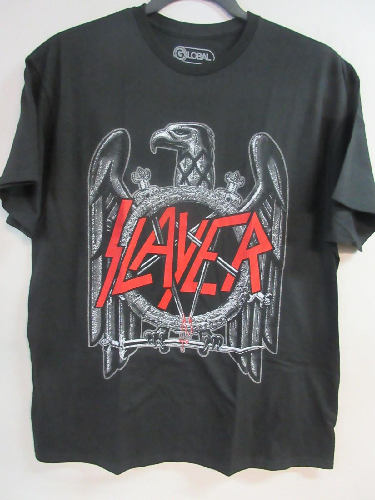 SLAYER OFFICIAL MERCH EAGLE LOGO 2023 BAND CONCERT MUSIC EXTRA LARGE Unisex T-Shirt S