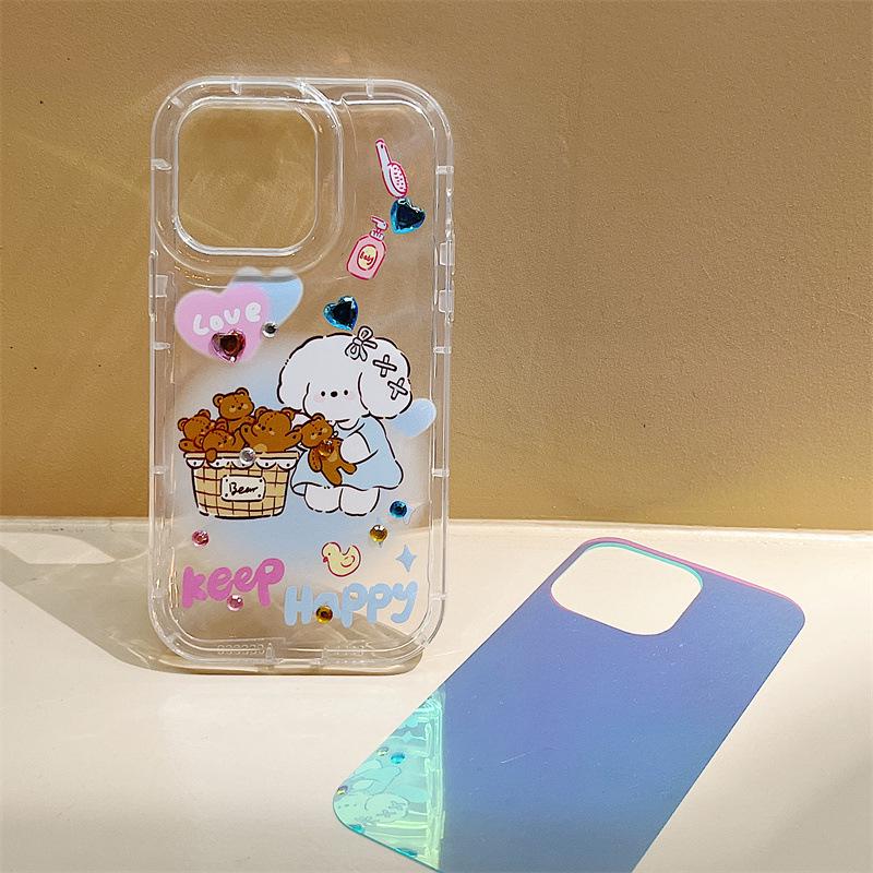 Zhitai iPhone Case for 16 Pro, 14, 13 Pro Max, 15 - Includes Phantom Design and 13-style Bracelet.