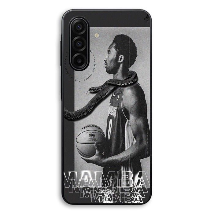 Coque de téléphone - MANIACASE - Samsung Galaxy A57 - Silicone TPU - Noir - Kobe Bryant Black Mamba