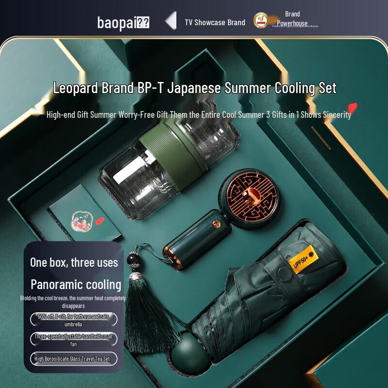 Leopard Brand BP-T8 High Borosilicate Glass Summer Set