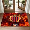 OGC Nice FC Design Crystal Velvet Rug Soft Decorative Mat for Bedroom Entrance