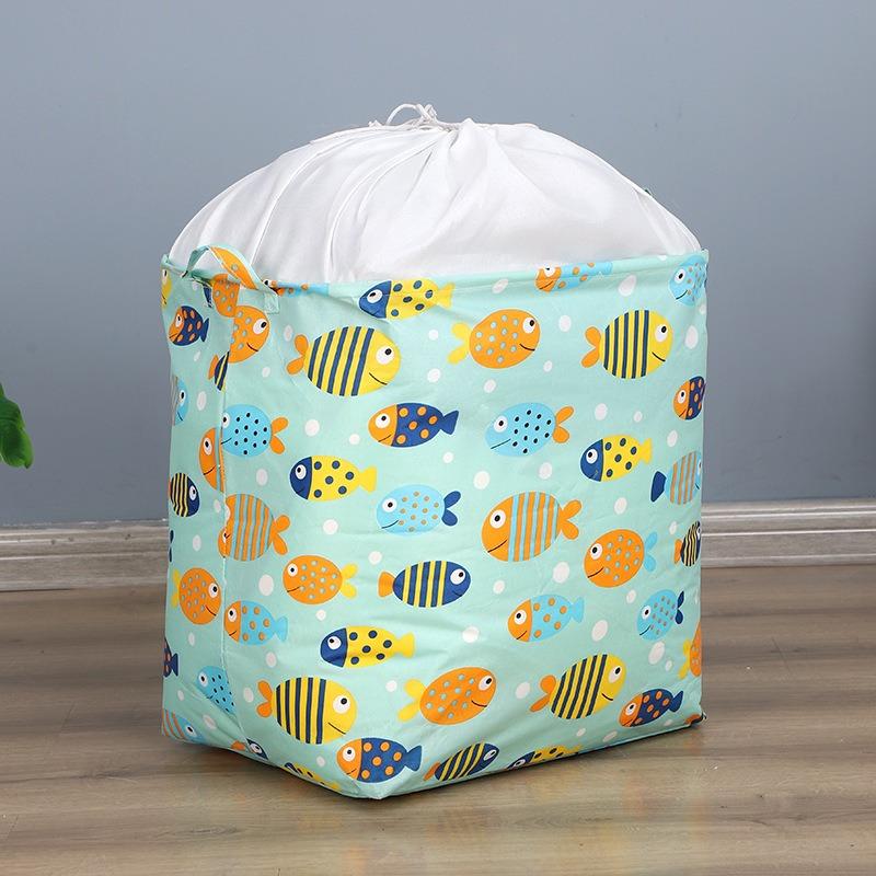 1PC Clothes and Miscellaneous Storage Bag, Dust-proof Storage Basket, Home Clothes Sorting and Packaging Bag, Moving Bag.