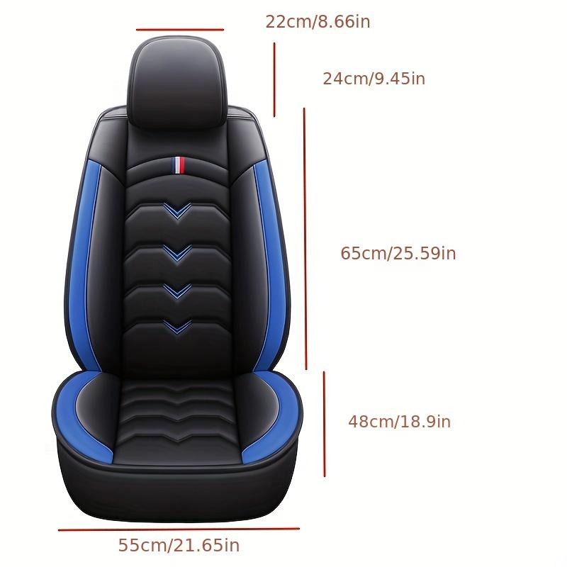 Úplné pokrytí 5 sedadel Kožený potah na autosedačku, polštář na autosedačku Universal Fit Car SUV Sada potahů na autosedačku Sada potahů na autosedačku Kompletní sada