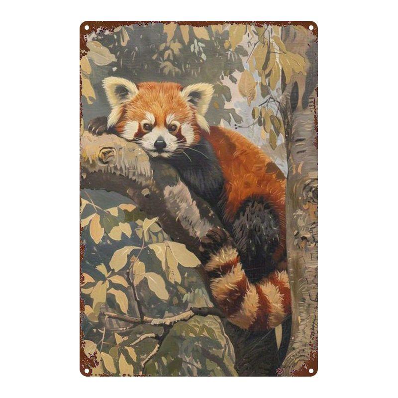 Retro Metal Sign Cute Pets Wall Decor Tin Plate Art for Living Room Bar Cafe