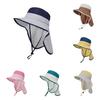 Kinder Sommer Fischerhut mit atmungsaktivem Nylon UV Sonnenschutz für Outdoor-Spiele und Sonnenschutz
