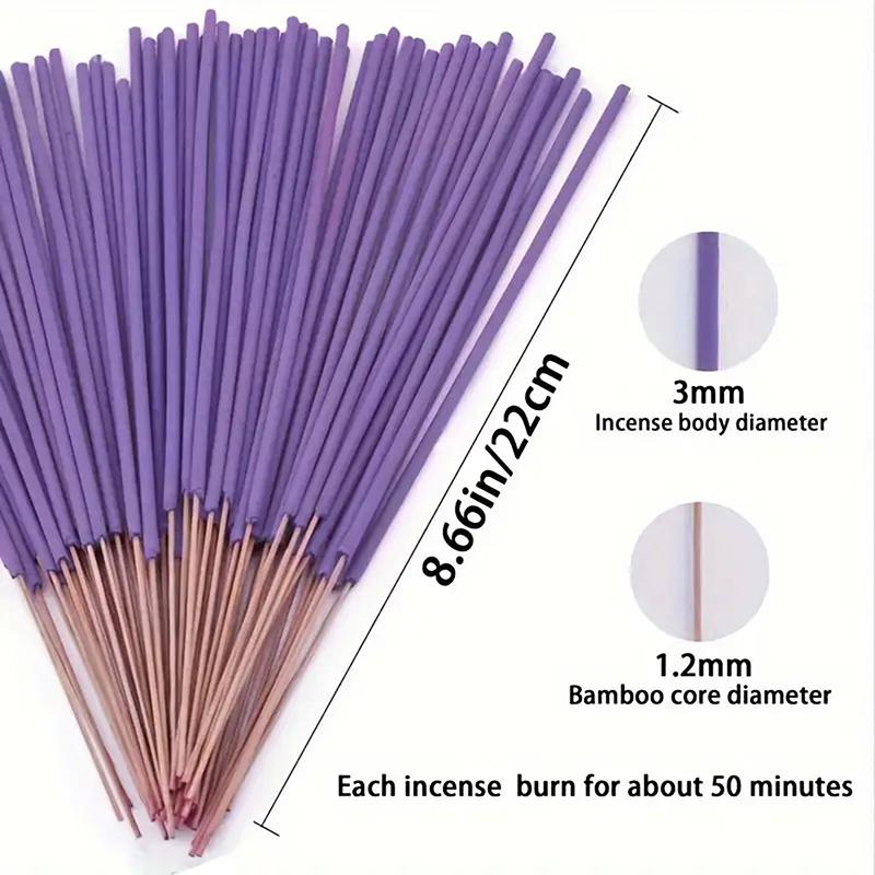 Lavender Aromatherapy Wood Sticks, 8.66 Inches, Home Decoration, El and Spa Atmosphere, Perfect Choice for Holiday Gifts